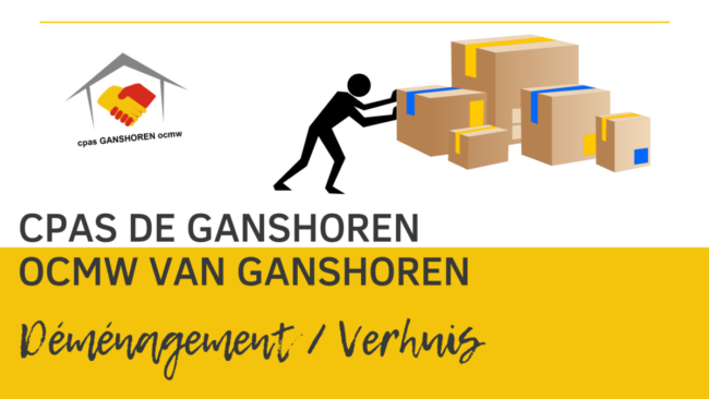 Le CPAS de Ganshoren déménage !