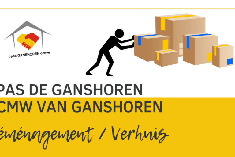 Le CPAS de Ganshoren déménage !